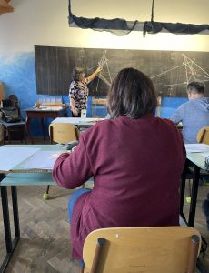 Projektív geometria és euritmia