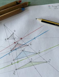 Projektív geometria és euritmia