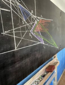 Projektív geometria és euritmia